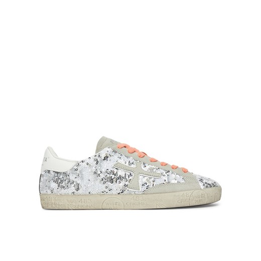 Premiata Sneakersy STEVEND VAR 7270 Srebrny ze sklepu MODIVO w kategorii Buty sportowe damskie - zdjęcie 182687345