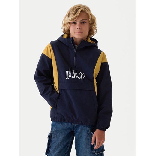 Gap Kurtka anorak 514972-01 Granatowy Relaxed Fit ze sklepu MODIVO w kategorii Kurtki chłopięce - zdjęcie 182687417