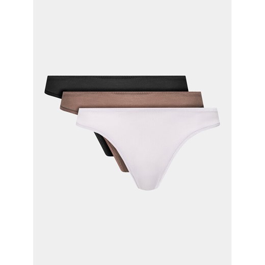 Calvin Klein Underwear Komplet 3 par stringów 000QD5220E Kolorowy ze sklepu MODIVO w kategorii Majtki damskie - zdjęcie 182687426