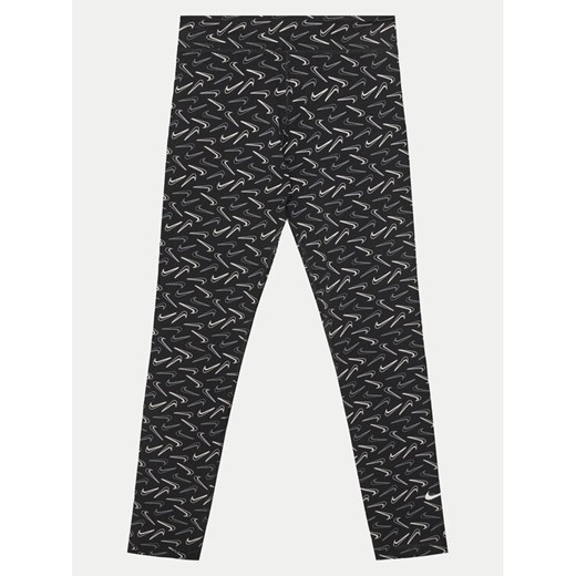 Nike Legginsy FN8607 Czarny Slim Fit ze sklepu MODIVO w kategorii Spodnie dziewczęce - zdjęcie 182687427