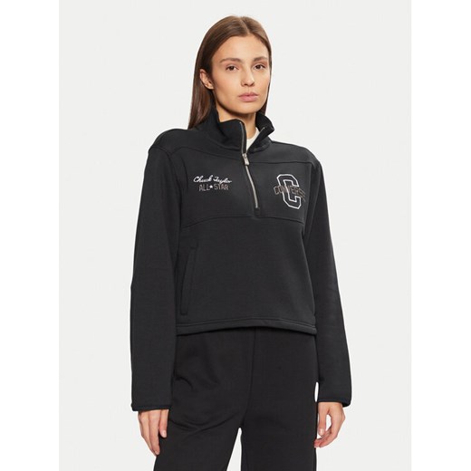 Converse Bluza Retro 10027566-A01 Czarny Regular Fit ze sklepu MODIVO w kategorii Bluzy damskie - zdjęcie 182687469