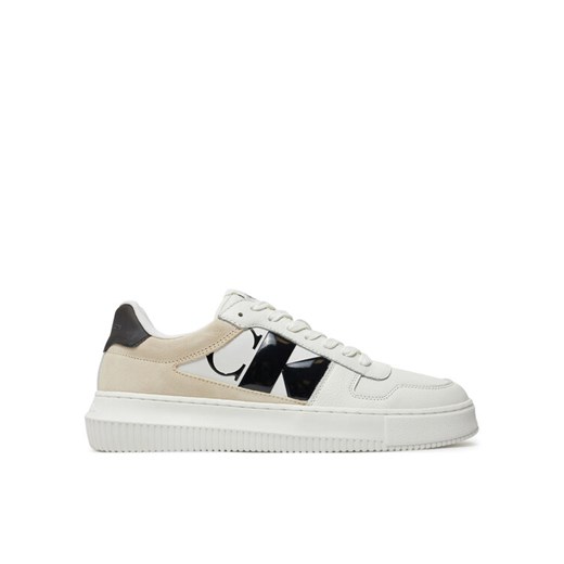 Calvin Klein Jeans Sneakersy Chunky Cupsole Nbs Sens YM0YM00996 Biały ze sklepu MODIVO w kategorii Buty sportowe męskie - zdjęcie 182687548