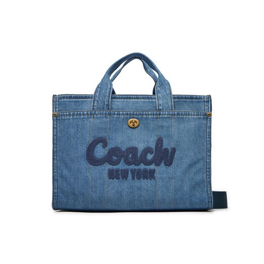Coach Torebka Cargo CR657 B4/IN Niebieski ze sklepu MODIVO w kategorii Torby Shopper bag - zdjęcie 182687598