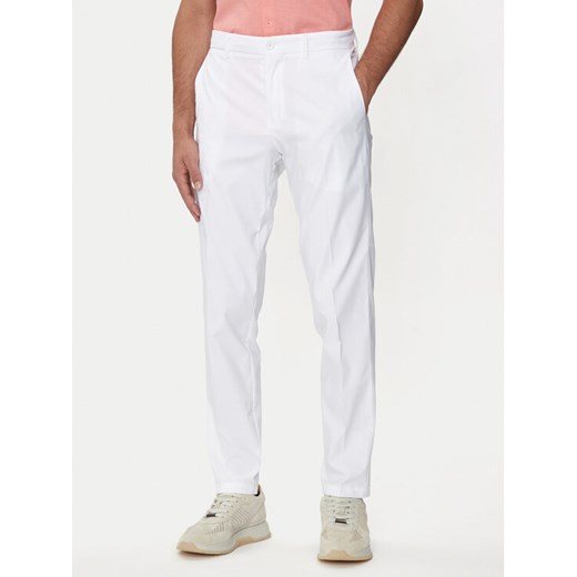 Boss Chinosy T_Phoenix 50495488 Biały Regular Fit ze sklepu MODIVO w kategorii Spodnie męskie - zdjęcie 182687649