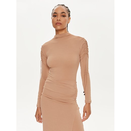 Wolford Body 79295 Beżowy Slim Fit ze sklepu MODIVO w kategorii Bluzki damskie - zdjęcie 182687696