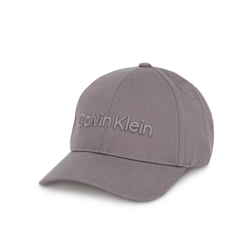 Calvin Klein Czapka z daszkiem Embroidery Bb Cap K50K505737 Szary ze sklepu MODIVO w kategorii Czapki z daszkiem męskie - zdjęcie 182687705