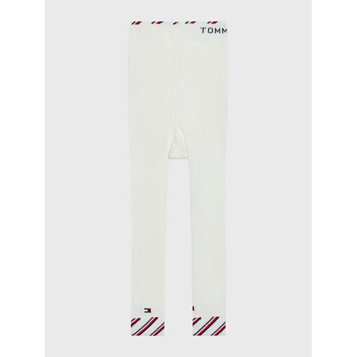 Tommy Hilfiger Legginsy 701220280 Biały Slim Fit ze sklepu MODIVO w kategorii Spodnie dziewczęce - zdjęcie 182687706