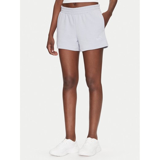 Puma Szorty sportowe No. 1 ESS 4'' 682439 Niebieski Regular Fit ze sklepu MODIVO w kategorii Szorty - zdjęcie 182687795