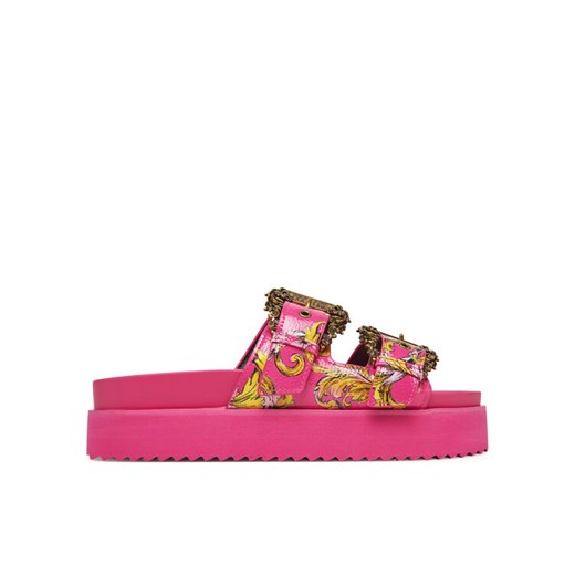 Versace Jeans Couture Klapki 78VA3SM1 Różowy ze sklepu MODIVO w kategorii Klapki damskie - zdjęcie 182687835