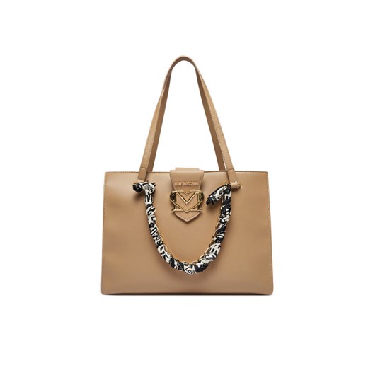 LOVE MOSCHINO Torebka JC4276PP0LKC0106 Beżowy ze sklepu MODIVO w kategorii Torebki damskie - zdjęcie 182687898