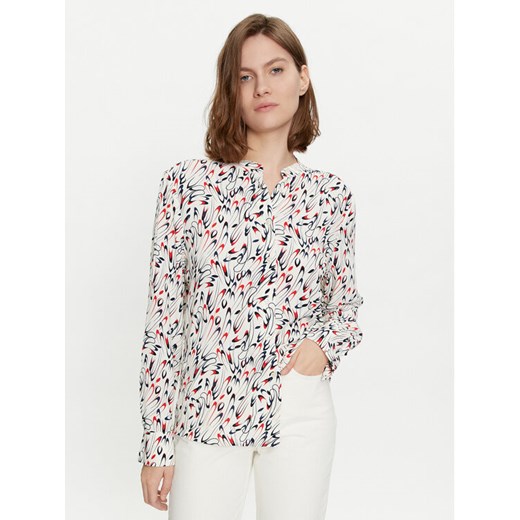 Tommy Hilfiger Koszula WW0WW42448 Écru Regular Fit ze sklepu MODIVO w kategorii Koszule damskie - zdjęcie 182687958