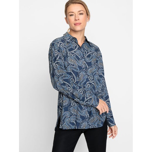 Olsen Koszula 12001839 Granatowy Regular Fit ze sklepu MODIVO w kategorii Koszule damskie - zdjęcie 182687985