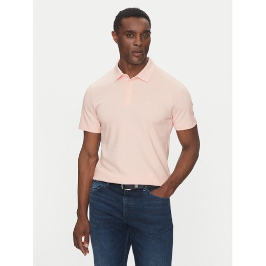 BOSS Polo Palosh 30 50471335 Różowy Slim Fit ze sklepu MODIVO w kategorii T-shirty męskie - zdjęcie 182687997