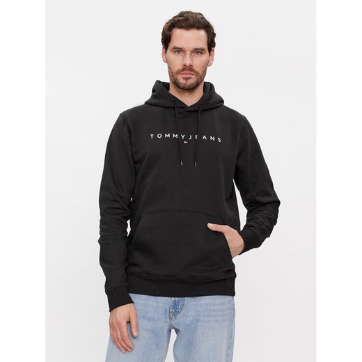 Tommy Jeans Bluza Linear Logo DM0DM17985 Czarny Regular Fit Tommy Jeans XL MODIVO
