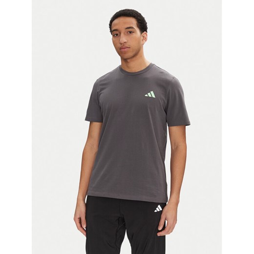 adidas T-Shirt Mercedes - AMG Petronas Formula One Team Premium JY3032 Szary Regular Fit ze sklepu MODIVO w kategorii T-shirty męskie - zdjęcie 182688065