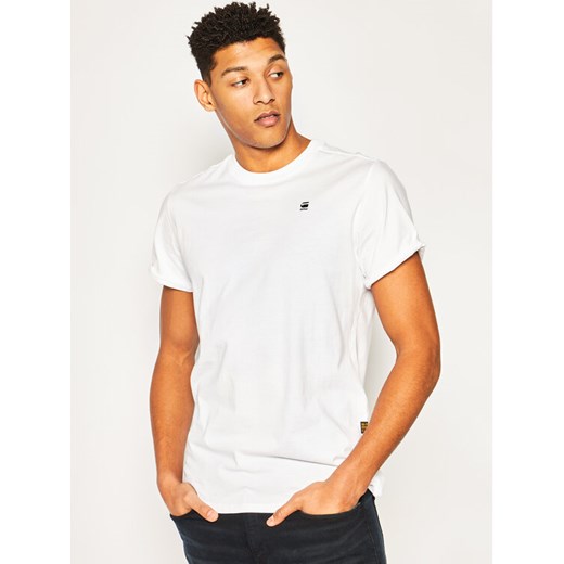 G-Star Raw T-Shirt Lash D16396-B353-110 L Biały Relaxed Fit ze sklepu MODIVO w kategorii T-shirty męskie - zdjęcie 182688136