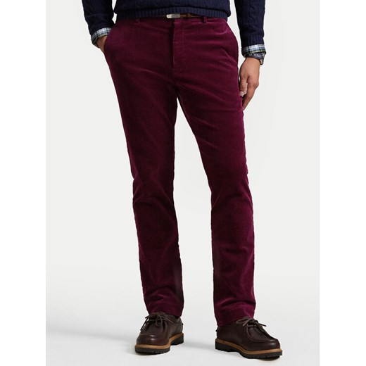 Polo Ralph Lauren Spodnie materiałowe 710879958018 Czerwony Slim Fit Polo Ralph Lauren 31_32 MODIVO
