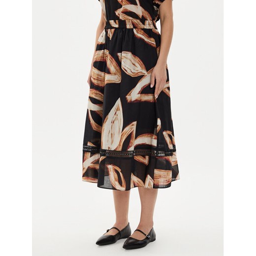 DKNY Spódnica midi P4EN0X38 Czarny Oversize ze sklepu MODIVO w kategorii Spódnice - zdjęcie 182688166