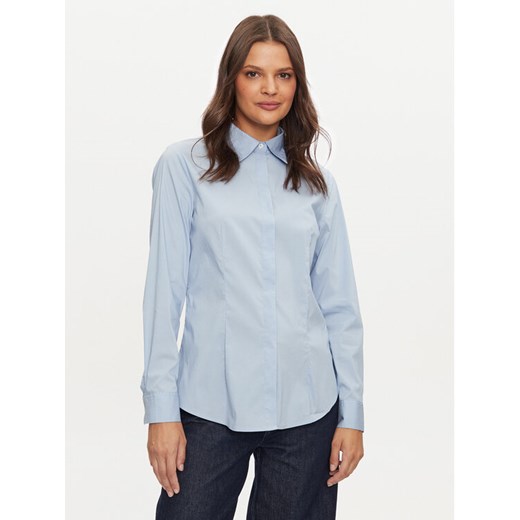 United Colors Of Benetton Koszula 5AWRDQ03B Błękitny Regular Fit ze sklepu MODIVO w kategorii Koszule damskie - zdjęcie 182688239
