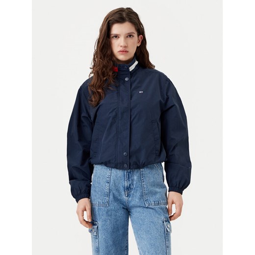Tommy Jeans Kurtka przejściowa Essential DW0DW20439 Granatowy Regular Fit ze sklepu MODIVO w kategorii Kurtki damskie - zdjęcie 182688245
