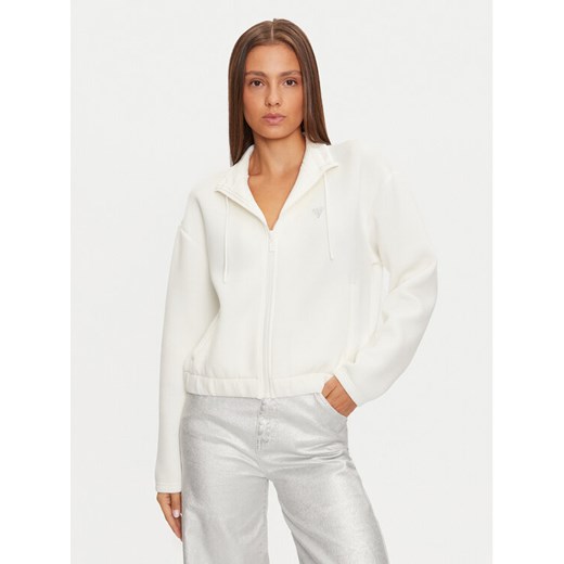 Guess Bluza V4BQ14 K7UW2 Biały Regular Fit ze sklepu MODIVO w kategorii Bluzy damskie - zdjęcie 182688269