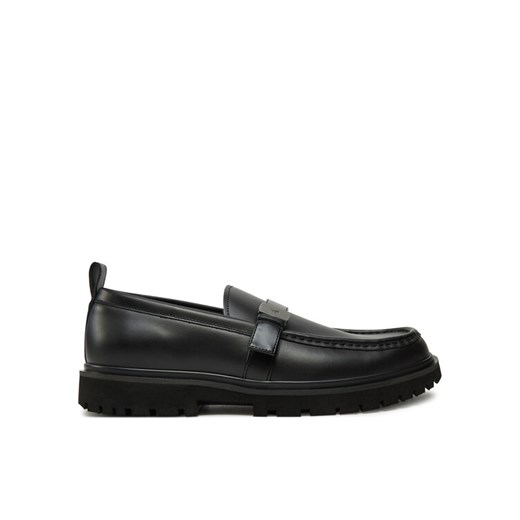 Calvin Klein Jeans Mokasyny Eva Apron Loafer Hdw YM0YM01252 Czarny ze sklepu MODIVO w kategorii Mokasyny męskie - zdjęcie 182688275