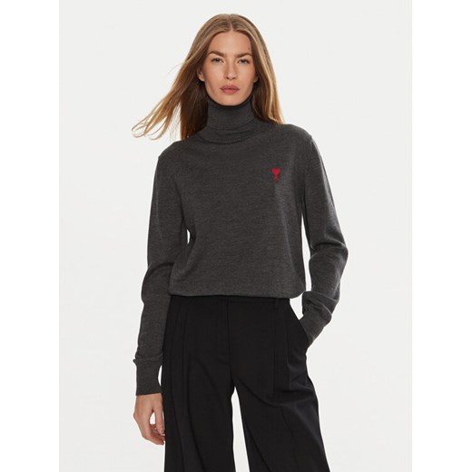 AMI PARIS Golf FKS411.KN0025 Szary Regular Fit Ami Paris L MODIVO