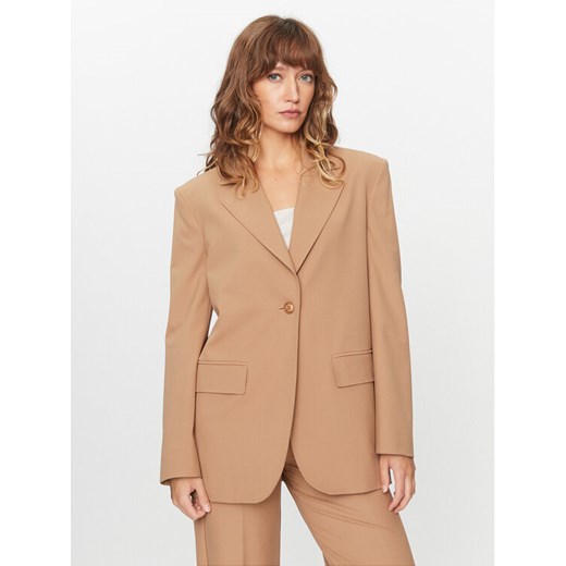 Marella Marynarka Sede 2330460138200 Brązowy Regular Fit ze sklepu MODIVO w kategorii Marynarki damskie - zdjęcie 182688345
