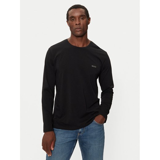 Boss Longsleeve Mix&Match 50515390 Czarny Regular Fit ze sklepu MODIVO w kategorii T-shirty męskie - zdjęcie 182688357