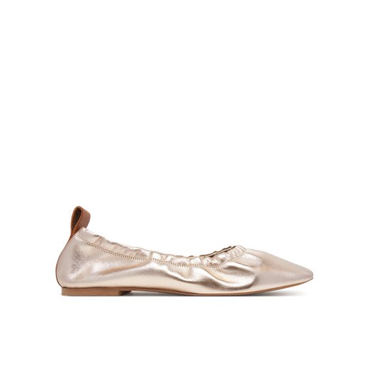 Pepe Jeans Baleriny London PLS10429 Złoty ze sklepu MODIVO w kategorii Balerinki - zdjęcie 182688479