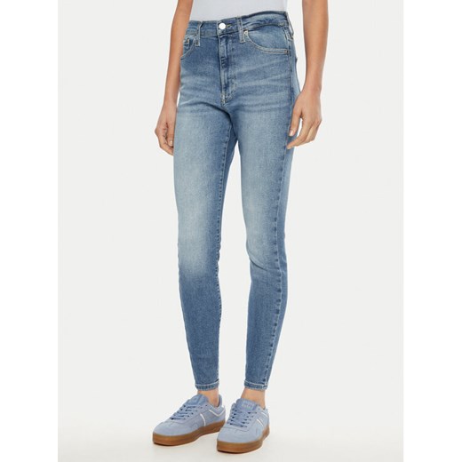 Tommy Jeans Jeansy Sylvia DW0DW20223 Niebieski Skinny Fit ze sklepu MODIVO w kategorii Jeansy damskie - zdjęcie 182688527