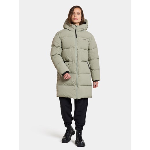 Didriksons Parka Nomi Wns Parka 3 504832 Zielony Regular Fit ze sklepu MODIVO w kategorii Parki damskie - zdjęcie 182688529