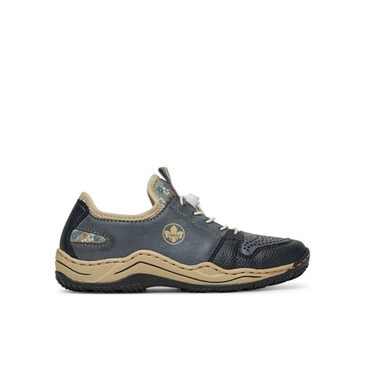 Rieker Sneakersy L0538-14 Granatowy ze sklepu MODIVO w kategorii Buty sportowe damskie - zdjęcie 182688536