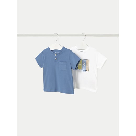 Mayoral Komplet 2 t-shirtów 1060 Kolorowy Regular Fit ze sklepu MODIVO w kategorii Kaftaniki i bluzki - zdjęcie 182688539