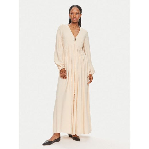 Weekend Max Mara Sukienka wieczorowa Guelfi WEEKEND MAX MARA-2415221052 Beżowy Regular Fit ze sklepu MODIVO w kategorii Sukienki - zdjęcie 182688556