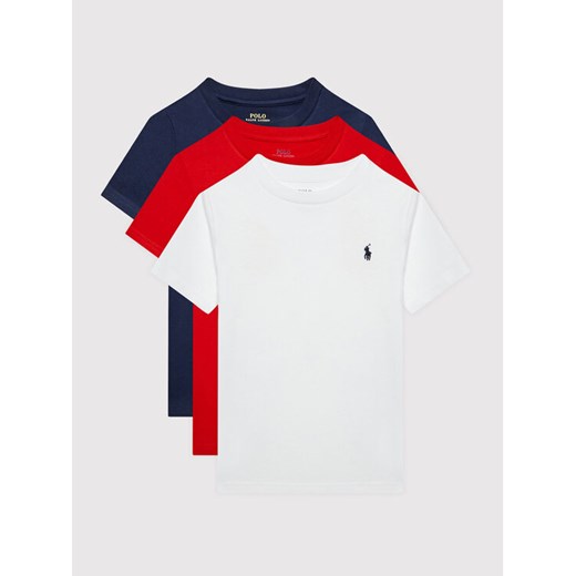 Polo Ralph Lauren Komplet 3 t-shirtów 322884456001 Kolorowy Regular Fit ze sklepu MODIVO w kategorii T-shirty chłopięce - zdjęcie 182688576