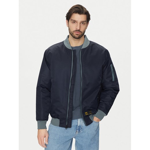 Vans Kurtka bomber VN000HMQJDU1 Granatowy Regular Fit ze sklepu MODIVO w kategorii Kurtki męskie - zdjęcie 182688737
