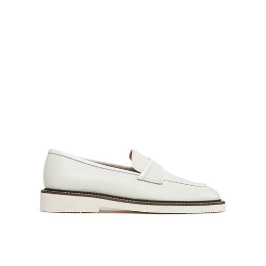 Pollini Lordsy SA10033G1ITD210A Biały ze sklepu MODIVO w kategorii Półbuty damskie - zdjęcie 182688768