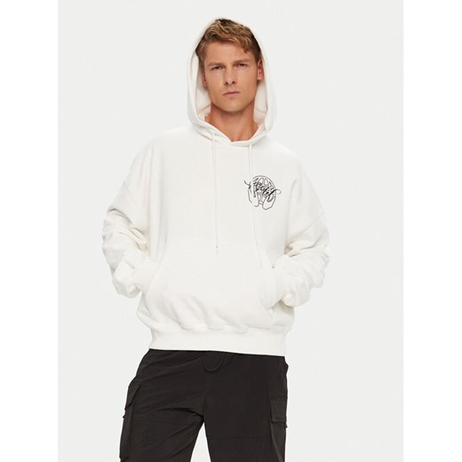Off-White Bluza OMBB110S23FLE0030110 Biały Regular Fit ze sklepu MODIVO w kategorii Bluzy męskie - zdjęcie 182688846