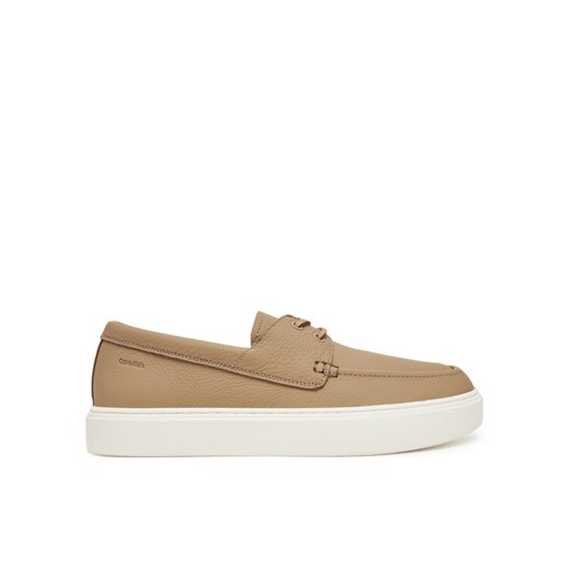 Calvin Klein Mokasyny Hybrid Lace Up Boat Lth HM0HM01812 Brązowy ze sklepu MODIVO w kategorii Mokasyny męskie - zdjęcie 182688858