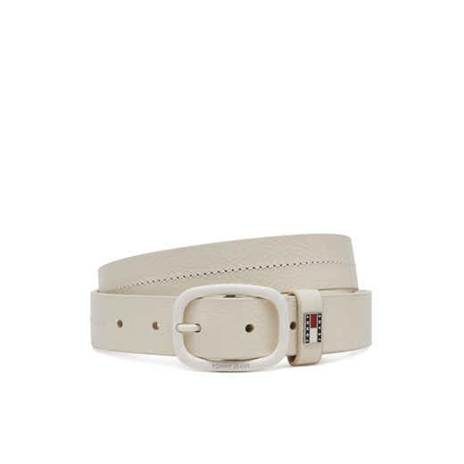 Tommy Jeans Pasek Damski Tjw Oval Tonal 3.0 AW0AW17392 Biały ze sklepu MODIVO w kategorii Paski damskie - zdjęcie 182688875