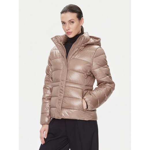 Calvin Klein Kurtka zimowa K20K206269 Beżowy Regular Fit ze sklepu MODIVO w kategorii Kurtki damskie - zdjęcie 182688908