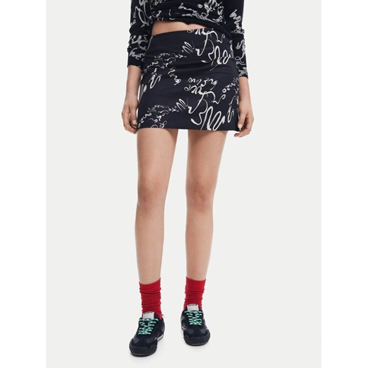 Desigual Spódnica mini 25SWFW03 Czarny Regular Fit ze sklepu MODIVO w kategorii Spódnice - zdjęcie 182688928