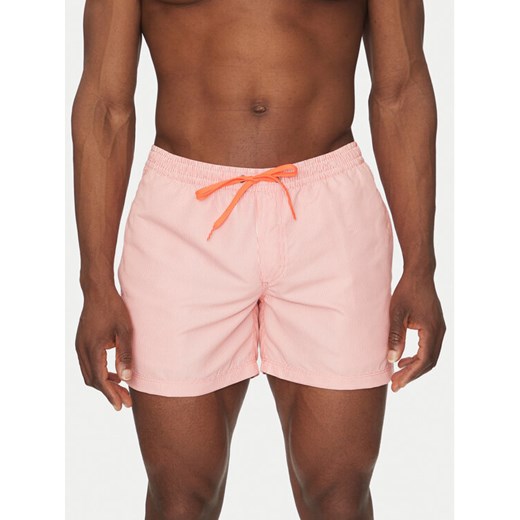 Quiksilver Szorty kąpielowe EQYJV04101 Różowy Regular Fit ze sklepu MODIVO w kategorii Kąpielówki - zdjęcie 182688938