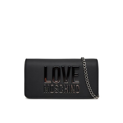 LOVE MOSCHINO Torebka JC5728PP0MKD000B Czarny ze sklepu MODIVO w kategorii Kopertówki - zdjęcie 182688956