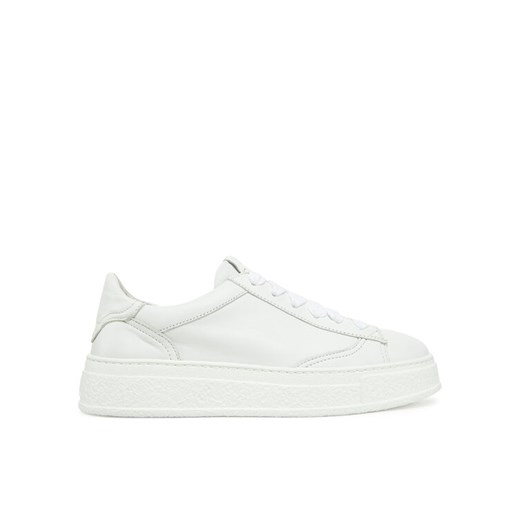 AGL Sneakersy Giuly Lace Up D946001PGKA076A634 Biały ze sklepu MODIVO w kategorii Buty sportowe damskie - zdjęcie 182689016