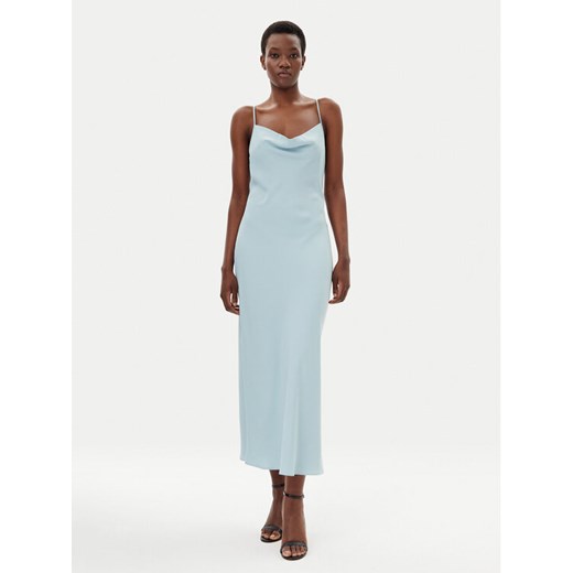 Calvin Klein Sukienka letnia LV044B053G Błękitny Slim Fit ze sklepu MODIVO w kategorii Sukienki - zdjęcie 182689029