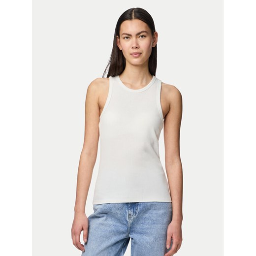 Pieces Top Ruka 17133673 Biały Slim Fit ze sklepu MODIVO w kategorii Bluzki damskie - zdjęcie 182689057