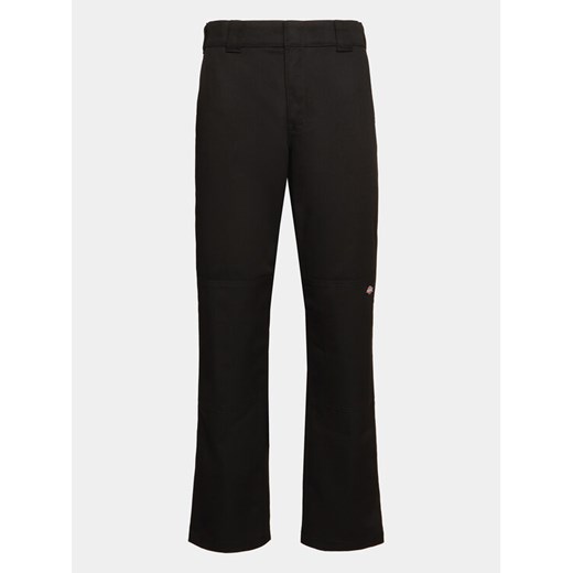 Dickies Spodnie materiałowe Double DK0A4XZE Czarny Slim Fit ze sklepu MODIVO w kategorii Spodnie męskie - zdjęcie 182689125