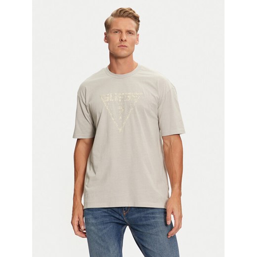 Guess T-Shirt Alioth Z4BI05 K8FQ4 Szary Regular Fit ze sklepu MODIVO w kategorii T-shirty męskie - zdjęcie 182689159